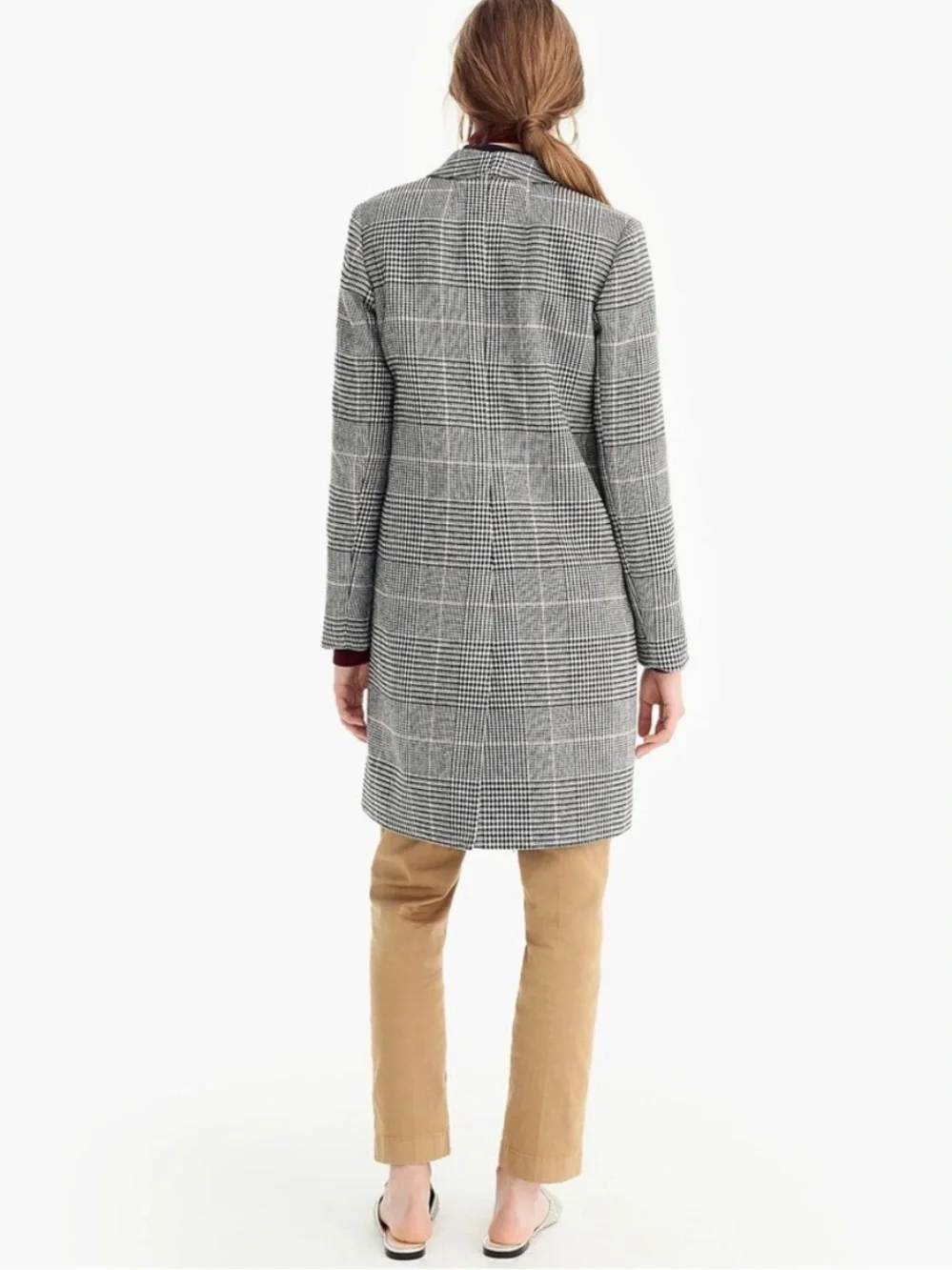 J. Crew Glen Plaid Daphne Topcoat